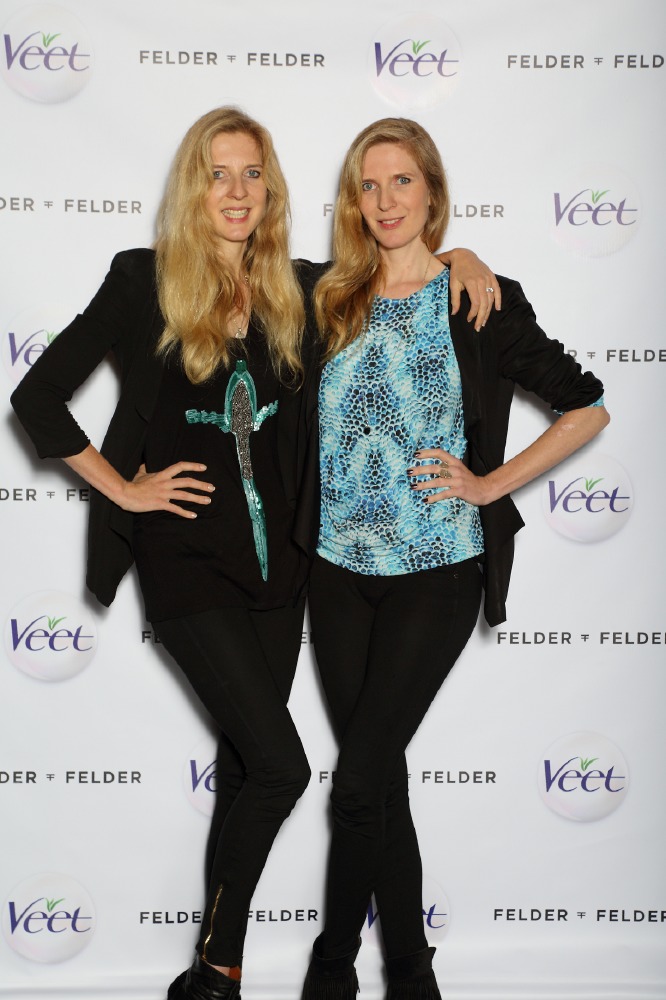 The Felder Felder sisters at the Veet afterparty