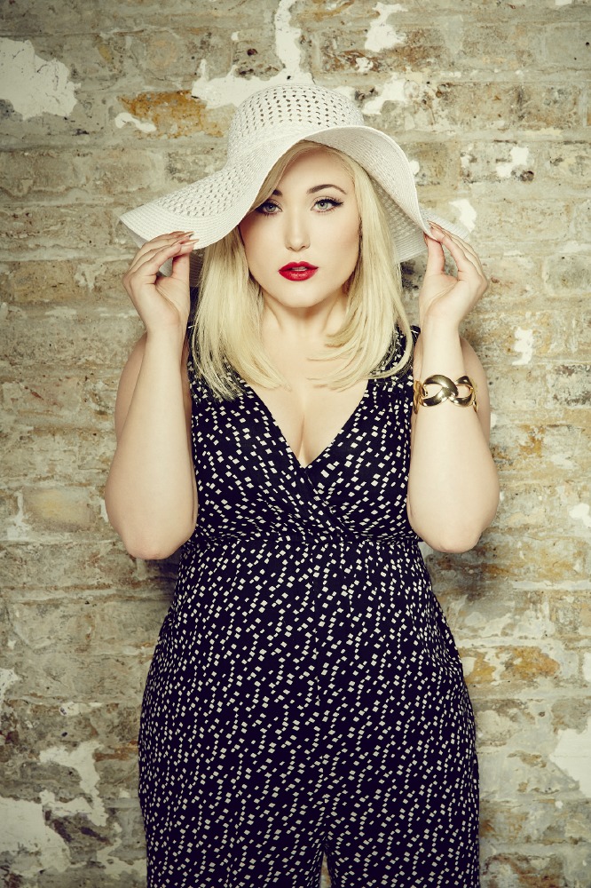 Hayley Hasselhoff looks beautiful in the Yours Clothing campaign
