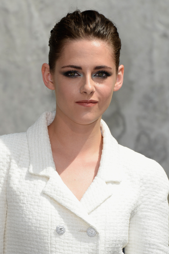 Kristen Stewart was sat front row at Chanel
