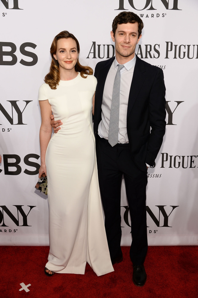 Leighton Meester and husband Adam Brody