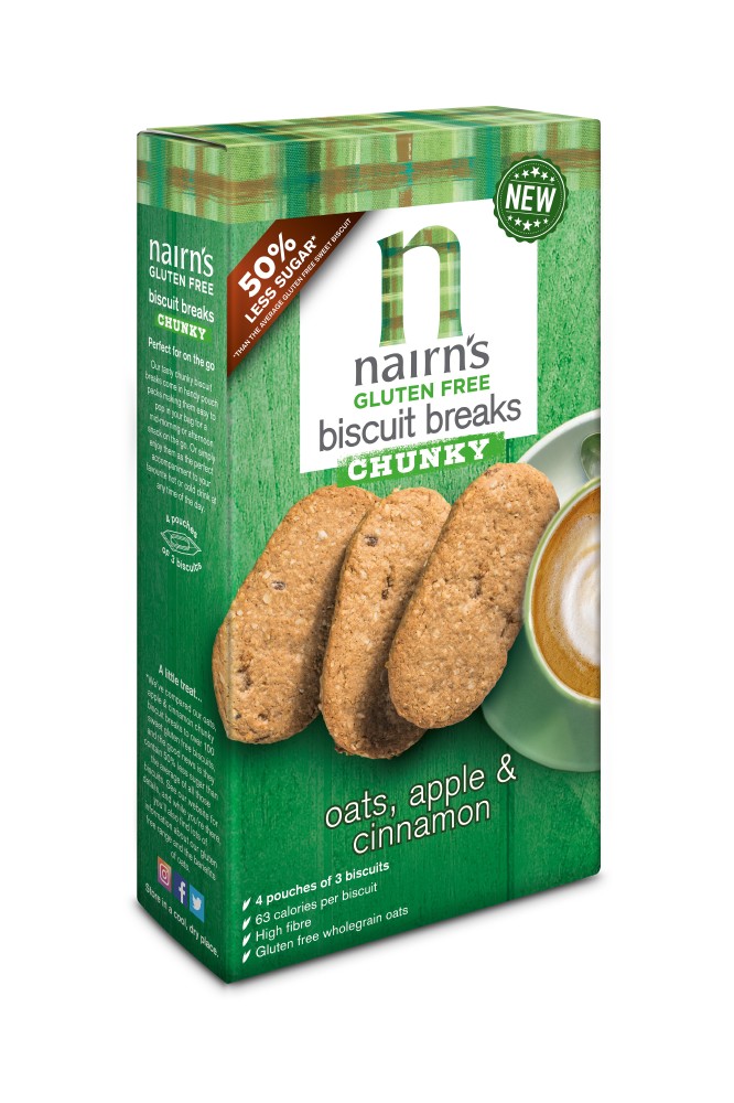 Nairn's Gluten Free Biscuit Breaks Chunky
