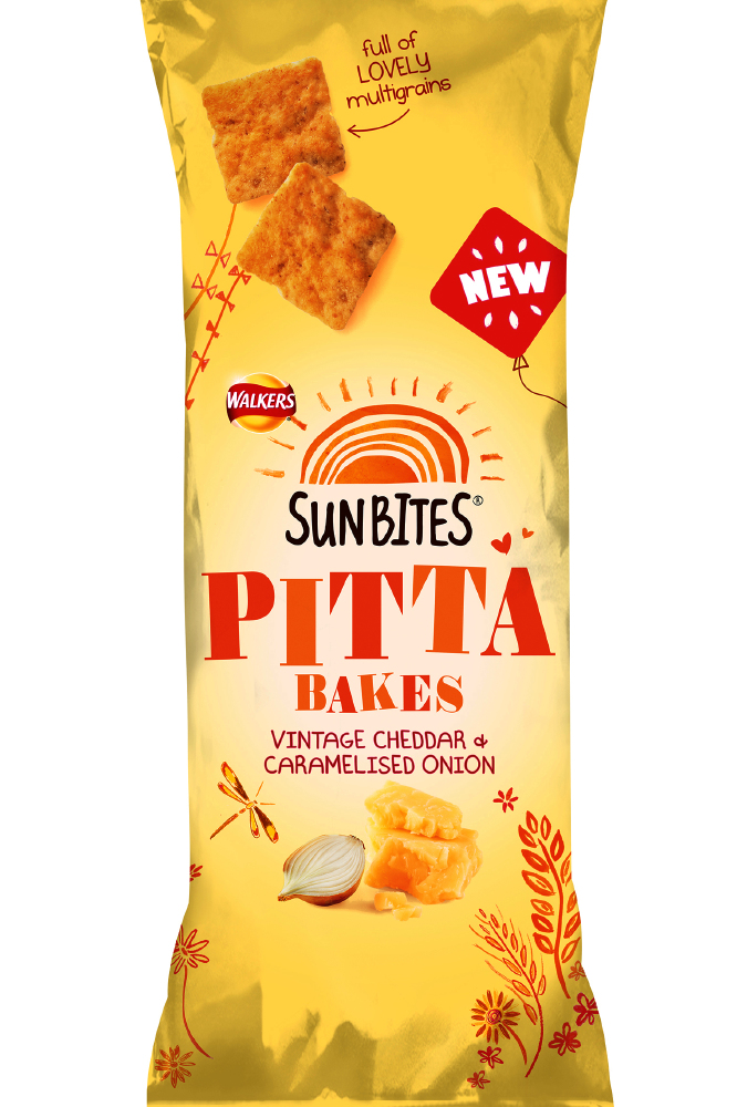 Sunbites Pitta Bakes Vintage Cheddar and Caramelised Onion