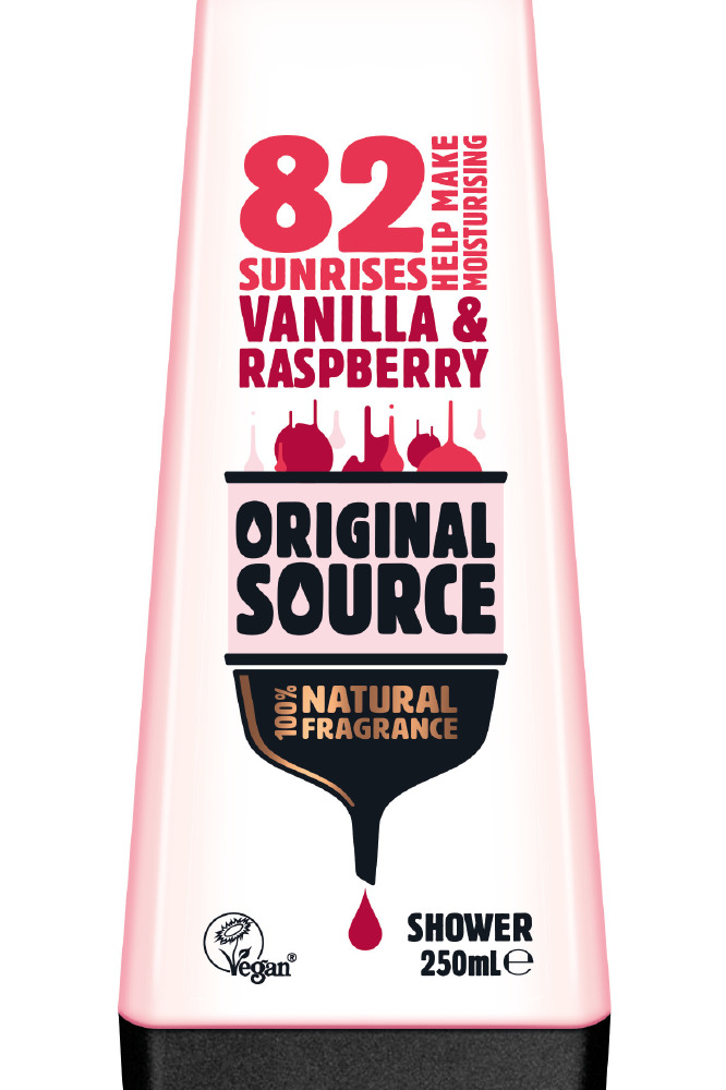 Original Source Shower Gel Vanilla Milk and Raspberry 250ml