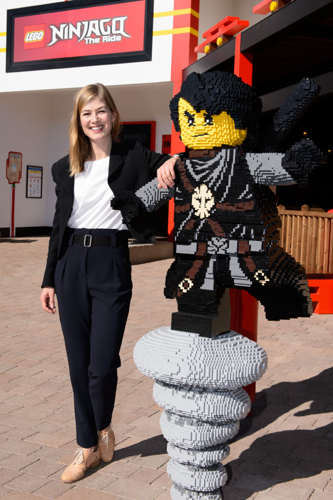 Rosamund Pike at Legoland
