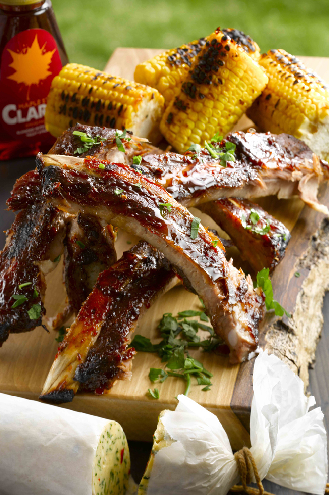 Sticky Maple Syrup Ribs