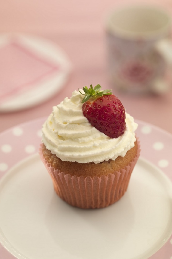 Strawberry Cream Cupcake Recipe