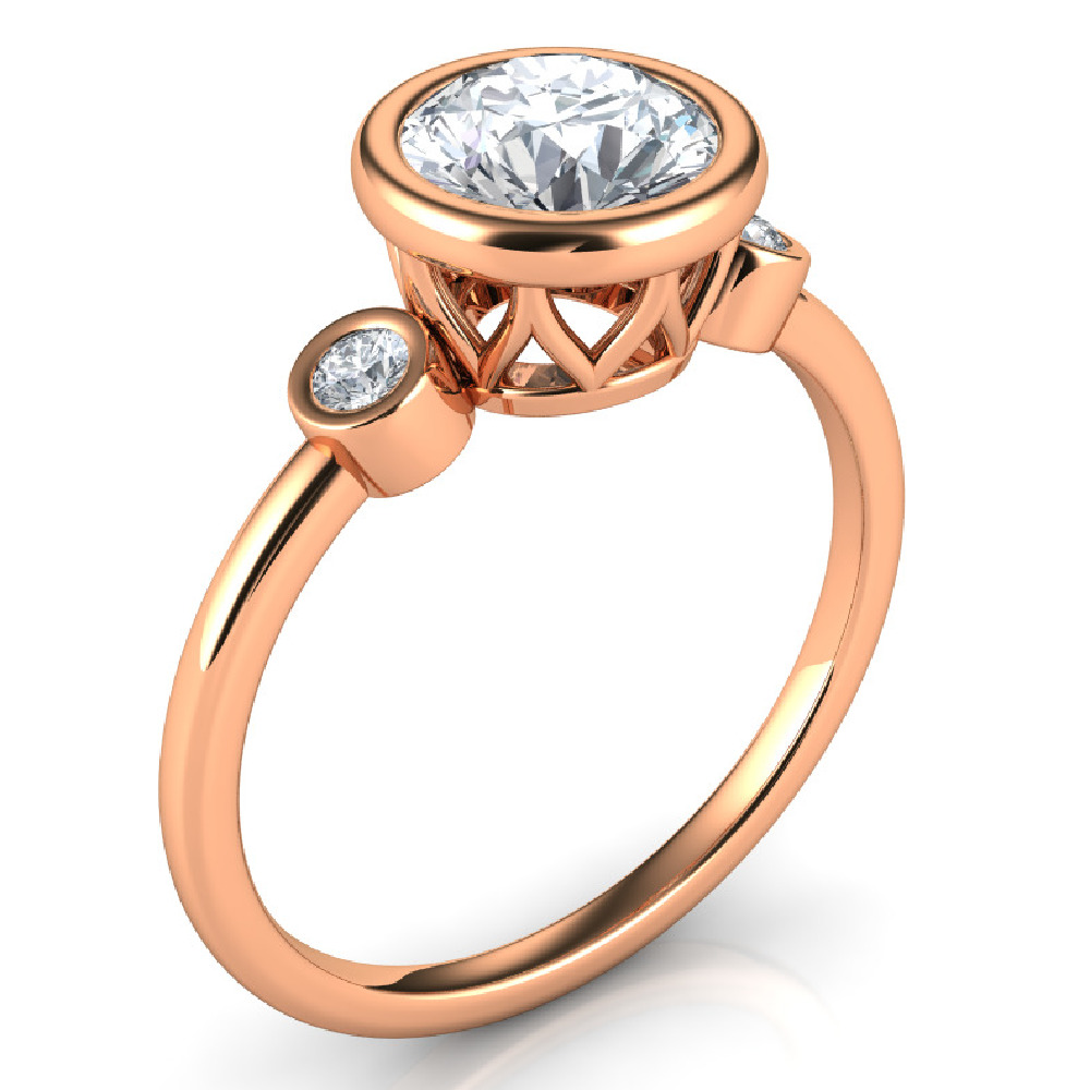 Rose Gold Engagement rings back in fashion - Diamonds-USA.com