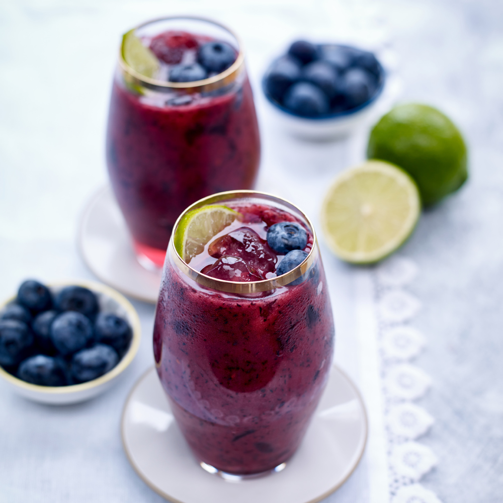 Blueberry, Lime and Coconut Water