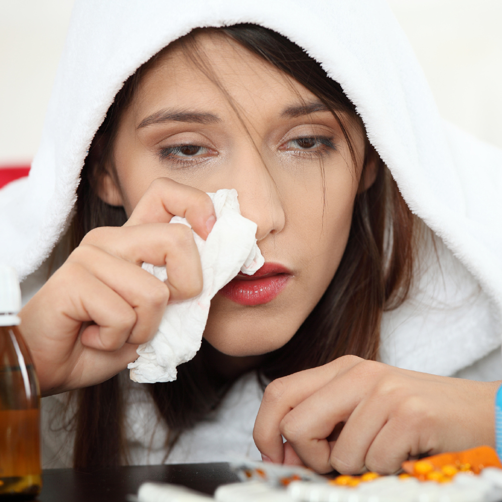 Do colds take you down throughout the year?