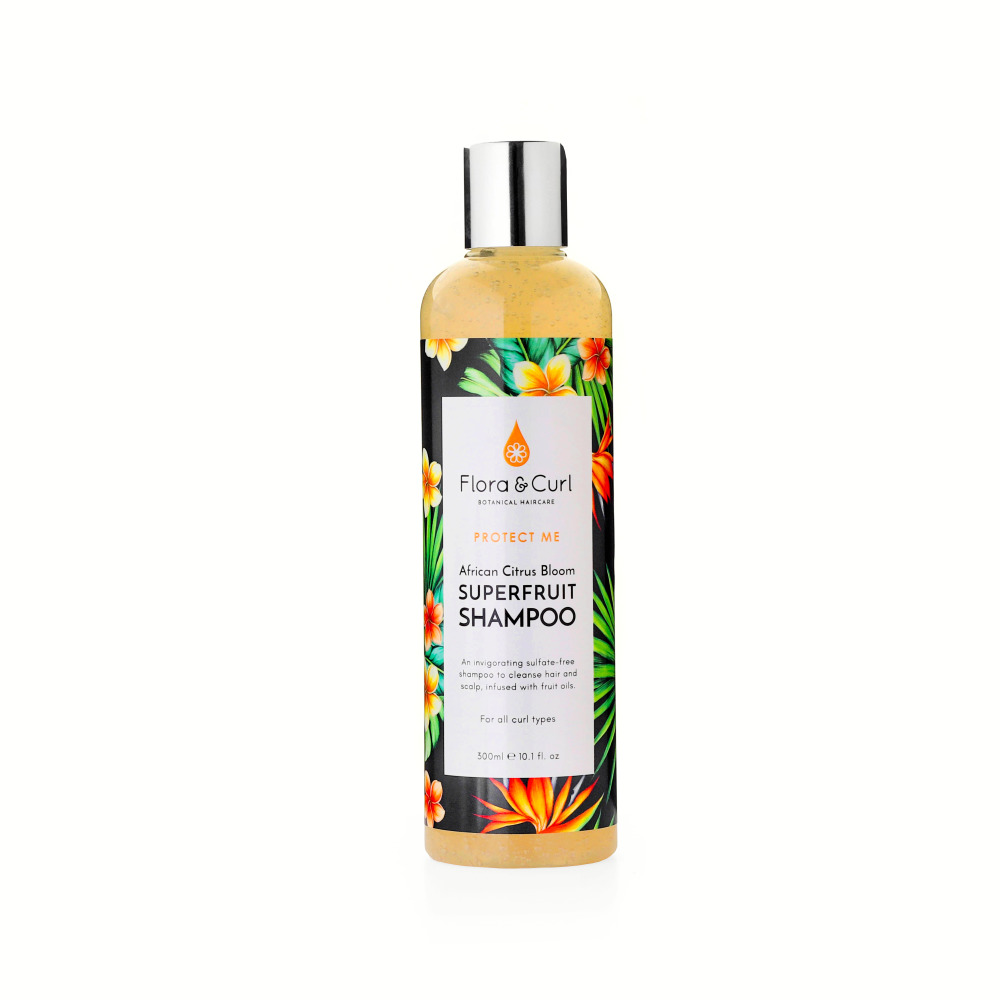 Flora and Curl African Citrus Blossom Superfruit Shampoo- www.floracurl.co.uk