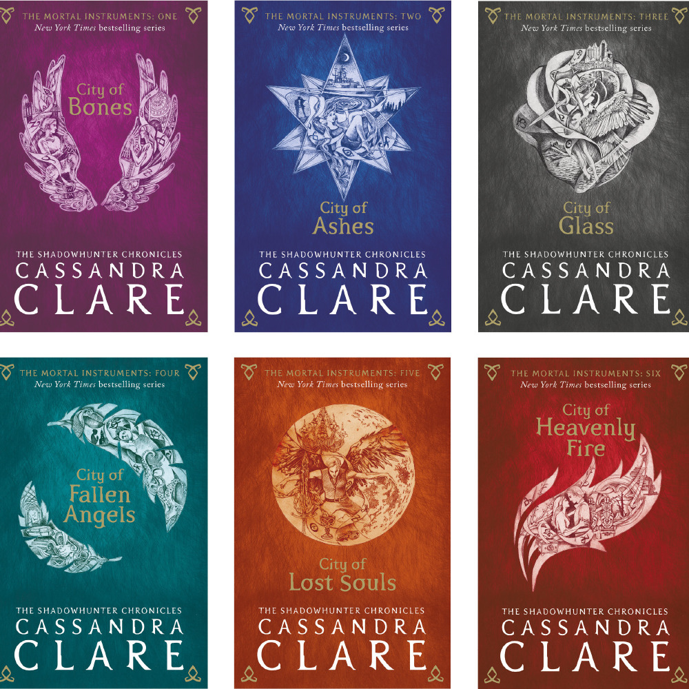 New Mortal Instruments book covers