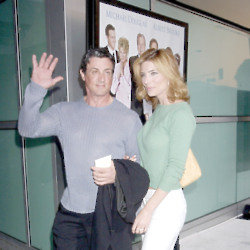 Sylvester Stallone and Jennifer Flavin (Credit: Famous)