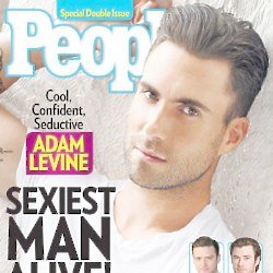 Adam Levine on the cover of People magazine