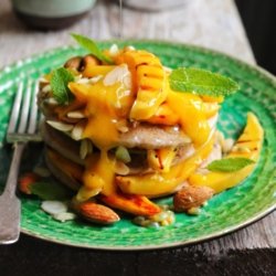 Gaz Oakley’s ‘Amazing Almond, Mango & Passionfruit’ Pancakes