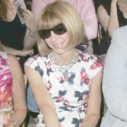 Anna Wintour is not smiling now though