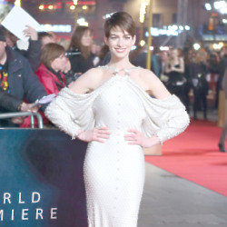 Anne Hathaway chose a beaded Givenchy dress