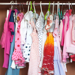 Baby's closets are jam-packed with clothes