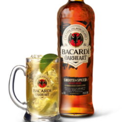 To celebrate their 150th birthday, Bacardi have launched OakHeart spiced rum