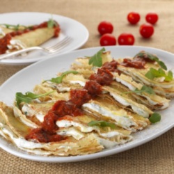 Ricotta and Tomato Pancakes