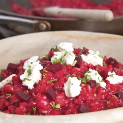 VIDEO: Beetroot Risotto Recipe