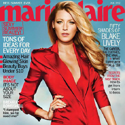 Blake Lively smoulders on the cover