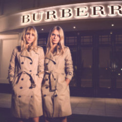 Cara Delevingne and Suki Waterhouse at the Burberry Shanghai event