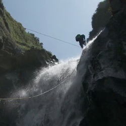 Canyoning is an extreme sport in The Azores