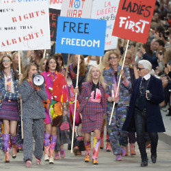 Cara Delevingne leads the fashion protest