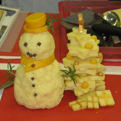 Christmas Cheese Sculpting Tips