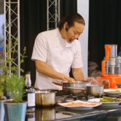 VIDEO: Chef Jun Tanaka at the Foodies Festival