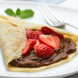 Pancake Day Recipes: Choccy Philly Strawberry Pancake