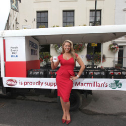 Claire Sweeney hosted The World's Biggest Coffee morning
