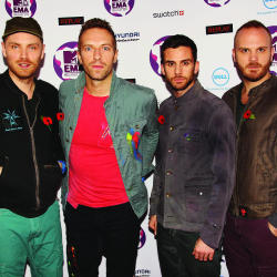 Coldplay's Chris Martin and Jonny Buckland