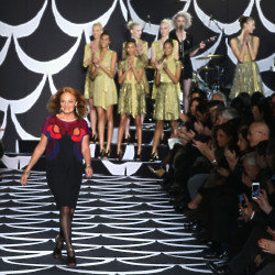Diane von Furstenberg takes to the runway