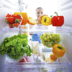 Make sure your fridge is filled with fresh produce