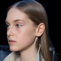 Backstage at the DKNY AW13 catwalk show