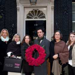 Avon And Refuge Visit Downing Street To Save Women's Lives