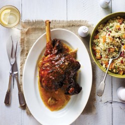 Glazed lamb with Jewelled couscous