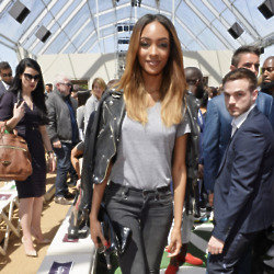 Jourdan Dunn kept it chic in her jeans and tee combo