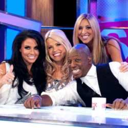 Katie Price with the Live From Studio Five hosts