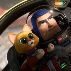 Buzz is joined by robotic feline companion, Sox / Picture Credit: Disney and Pixar
