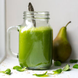 Warm Pear And Spinach Smoothie