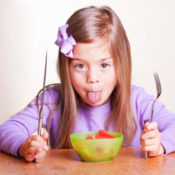 Get your child into the habit of eating healthily early on
