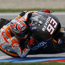 Marc Marquez Test The New Bikes Chassis.