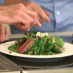VIDEO: Matt Dawson’s Warm Steak and Roquefort Salad Recipe