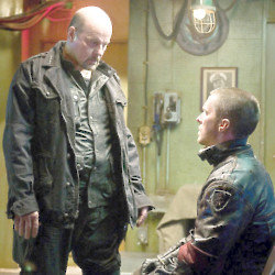 Michael Ironside (left) in Terminator Salvation / Credit: FAMOUS