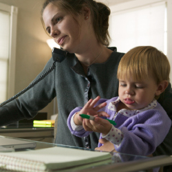 Parents are working from home to save money on childcare