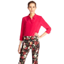 Oasis Winter Rose Print Audrey Trouser- A New Season Must Have