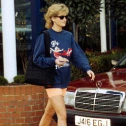 Princess Diana set the standard for cycling shorts high. Photo: PA