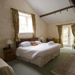 One of the delightful rooms at Raventsone Lodge  